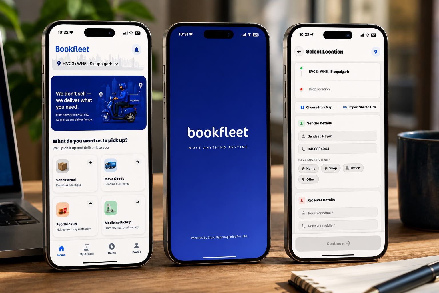 Bookfleet Customer App