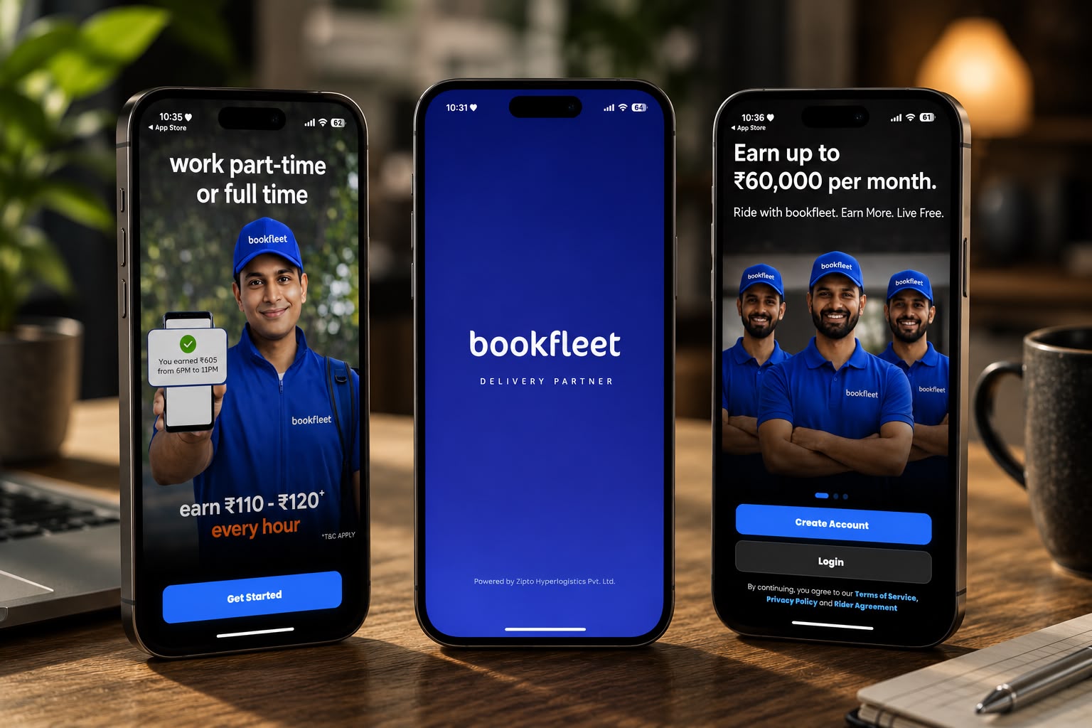 Bookfleet Driver App